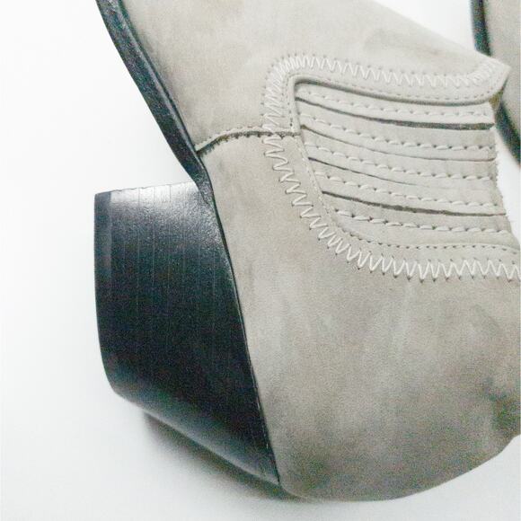 NEW Schutz Jacqueline Suede Bone Ankle Booties - Size 10.5 - Picture 3 of 10